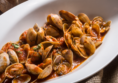 Almejas a la marinera